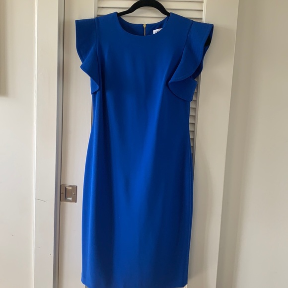 Royal Blue Calvin Klein Dress - Picture 2 of 5
